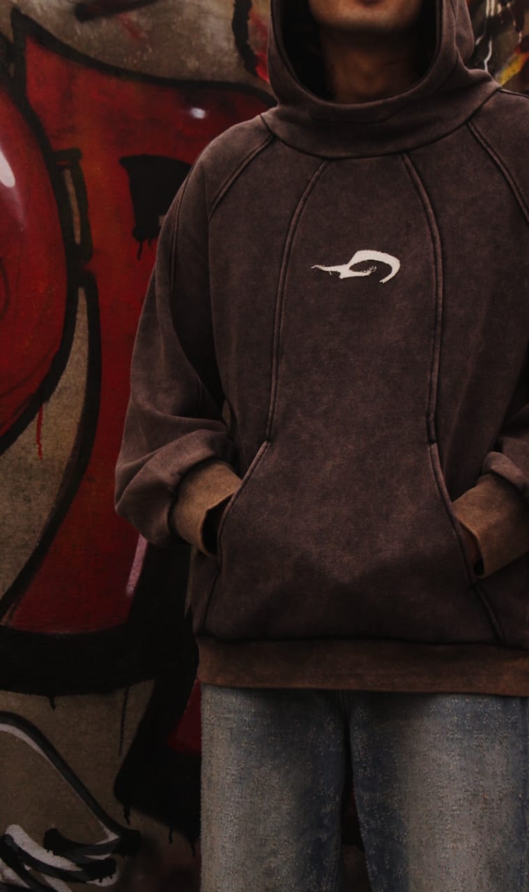 Midnight Wash Hoodie – Black