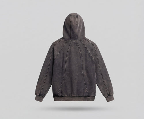 Midnight Wash Hoodie – Black